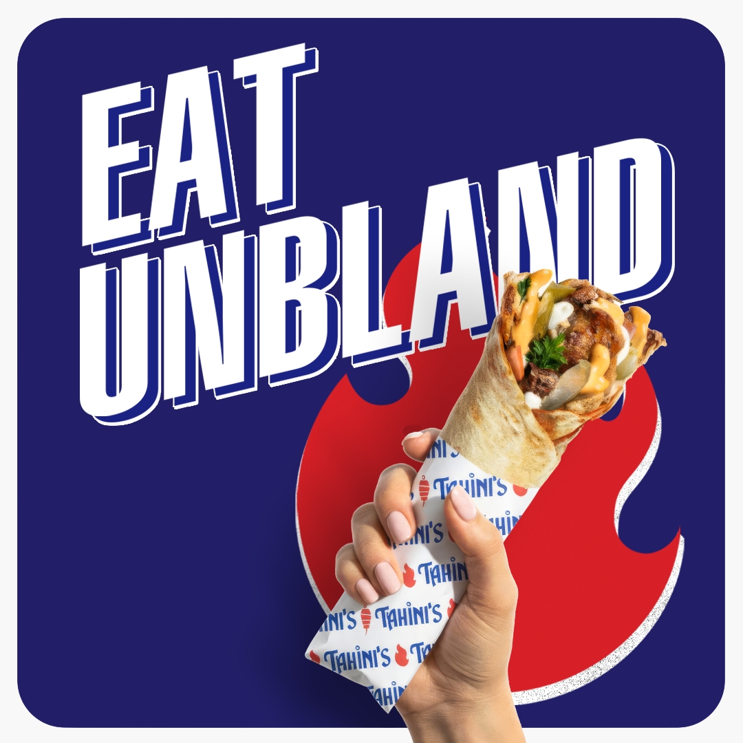 Tahini's Eat Unbland brand image